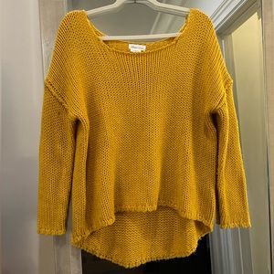 Lovers and Friends Mustard Woven Sweater